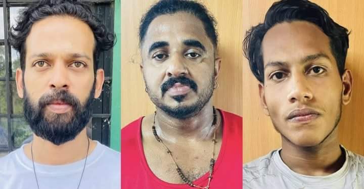 കർണാടകയിൽ നിന്ന് കാറിൽ വന്ന യാത്രക്കാരെ വഴിയിൽ തടഞ്ഞ് പരിശോധന; മൂവർ സംഘം രാസലഹരിയുമായി പിടിയിൽ