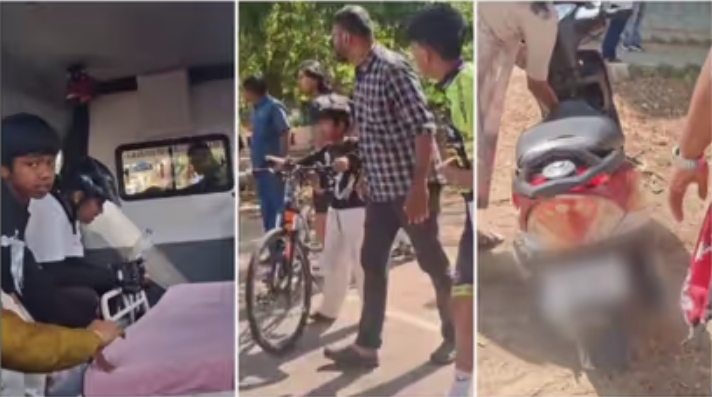 വൻ പിഴവ്, സ്കൂൾ ഗെയിംസ് സൈക്ലിംഗ് മത്സരം നടക്കുന്ന റോഡിൽ സ്കൂട്ടർ; വിവരങ്ങൾ നൽകിയില്ലെന്ന് പൊലീസ്, കൂട്ടിയിടിച്ച് വിദ്യാർഥിക്ക് പരിക്ക്
